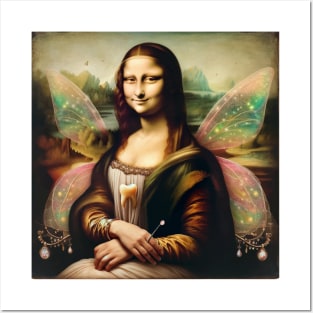 Mona Lisa Tooth Fairy Magic Tee - National Tooth Fairy Day Exclusive Posters and Art